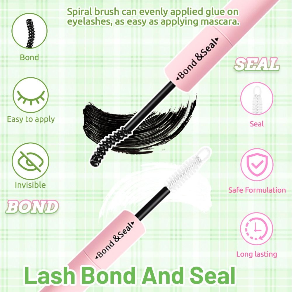 False Eyelashes Natural - 내추럴 룩 인조 속눈썹 본드 앤