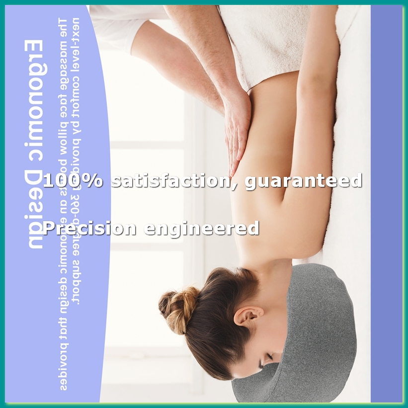 Face Massager - 인체공학적 수면 베개 메모리폼 헤드레스트 지지