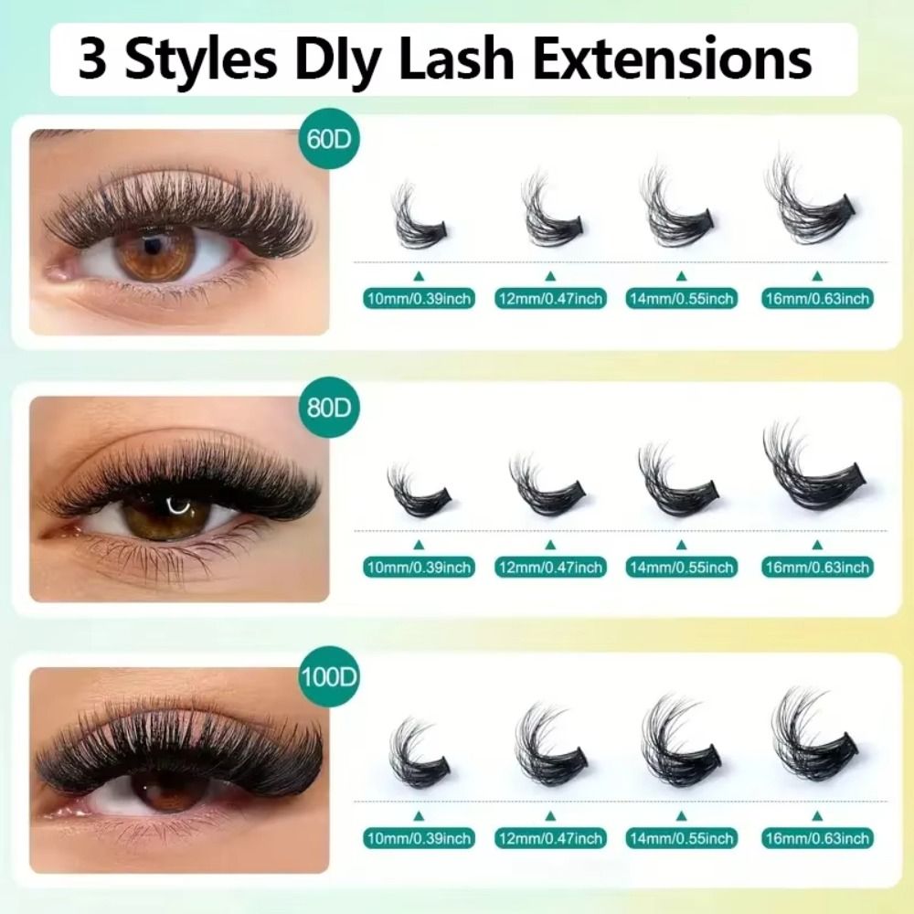 내추럴 룩 인조 속눈썹 본드 앤 씰 클러스터 디자인 D - False Eyelashes Natural 리뷰 및 가격