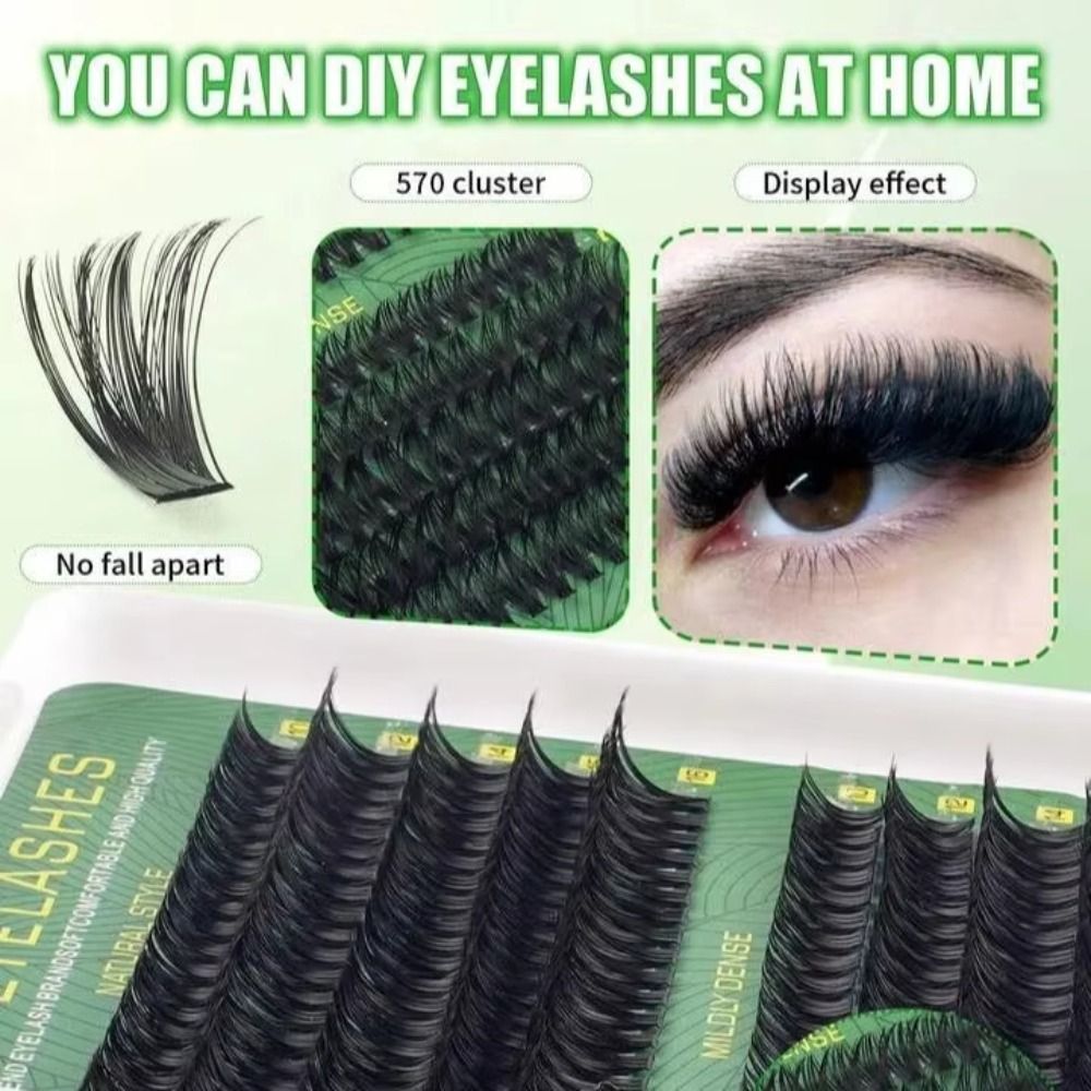 내추럴 룩 인조 속눈썹 본드 앤 씰 클러스터 디자인 D - False Eyelashes Natural 리뷰 및 가격