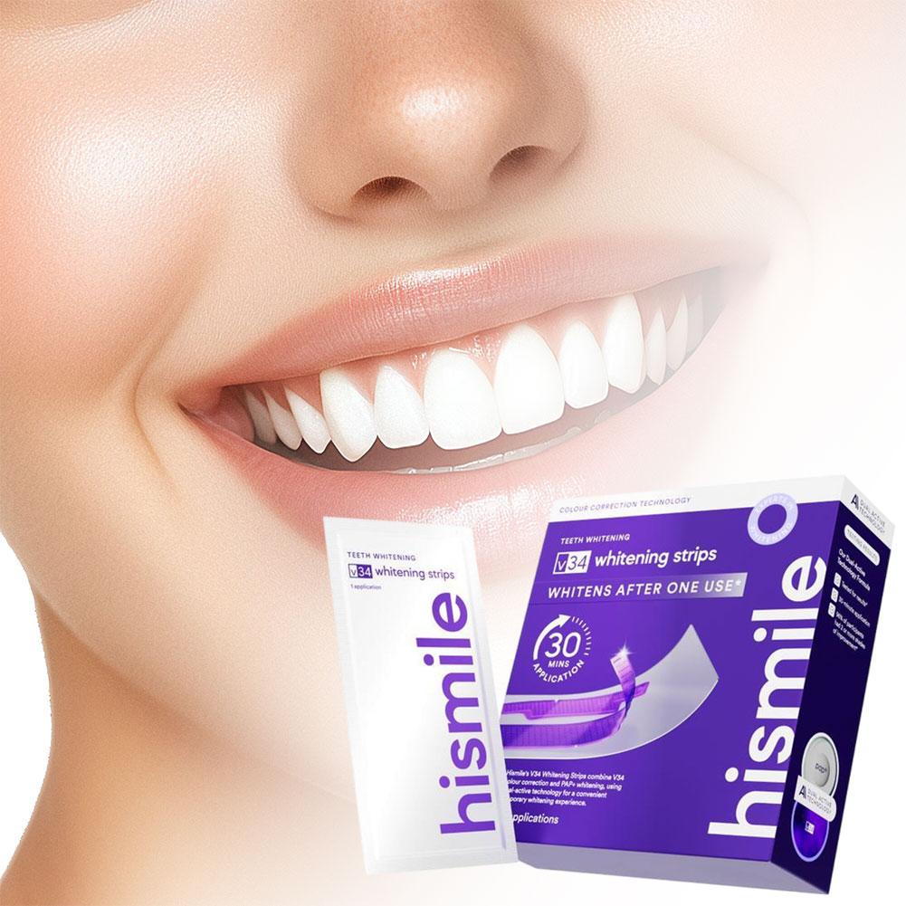 보라색 치아 미백 스트립은 밝은 흰색 치아를 회복시킵니 - Teeth Whitening Strips 리뷰 및 가격