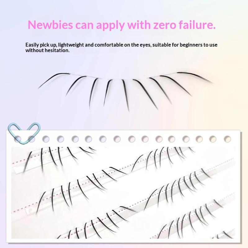 1세트 코믹 로워래쉬 익스텐션 클러스터 내추럴 셀프 접 - False Eyelashes Natural 리뷰 및 가격