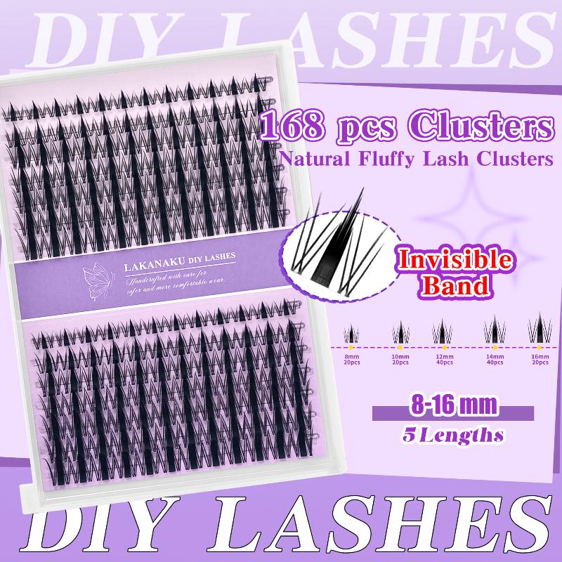 자연스러운 속눈썹 클러스터 개별 속눈썹 풍성하고 쉽게  - False Eyelashes Natural 리뷰 및 가격