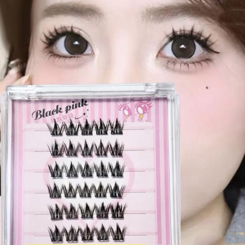 6줄 DIY 분할형 인조 속눈썹 만화풍 인조 속눈썹 자 - False Eyelashes Natural 리뷰 및 가격