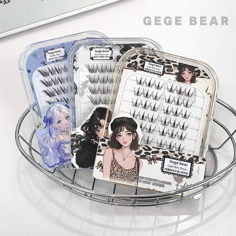 DIY 글루프리 인조 속눈썹, 얇은 줄기, 초보자를 위 - False Eyelashes Natural 리뷰 및 가격