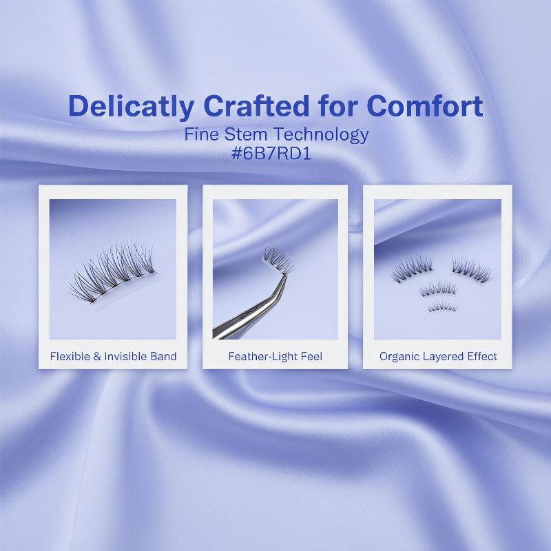 DIY 글루프리 인조 속눈썹, 얇은 줄기, 초보자를 위 - False Eyelashes Natural 리뷰 및 가격